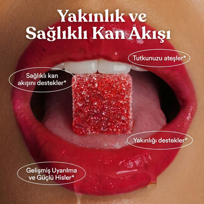 CUBES® Ateşli Küpler Libido Arttırıcı Gummy