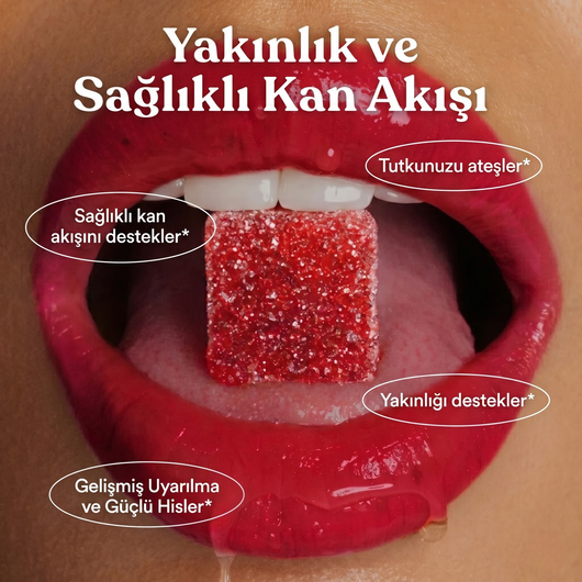 CUBES® Ateşli Küpler Libido Arttırıcı Gummy